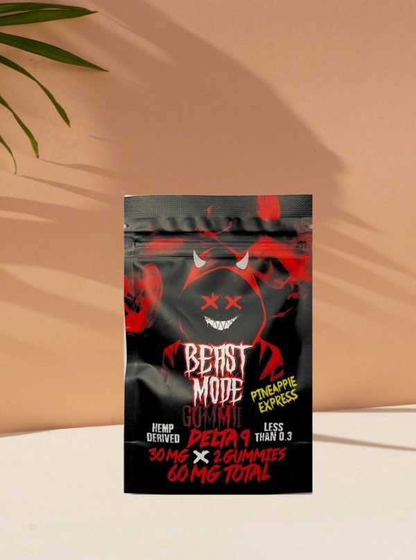 Beast Mode Delta-9 Gummies - Pineapple Express