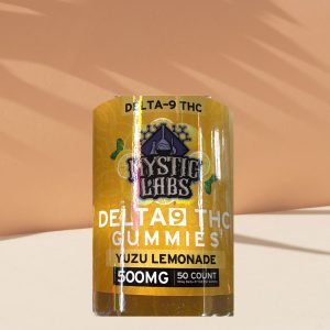 Mystic Labs Delta 9 THC Gummies Yuzu Lemonade 500mg