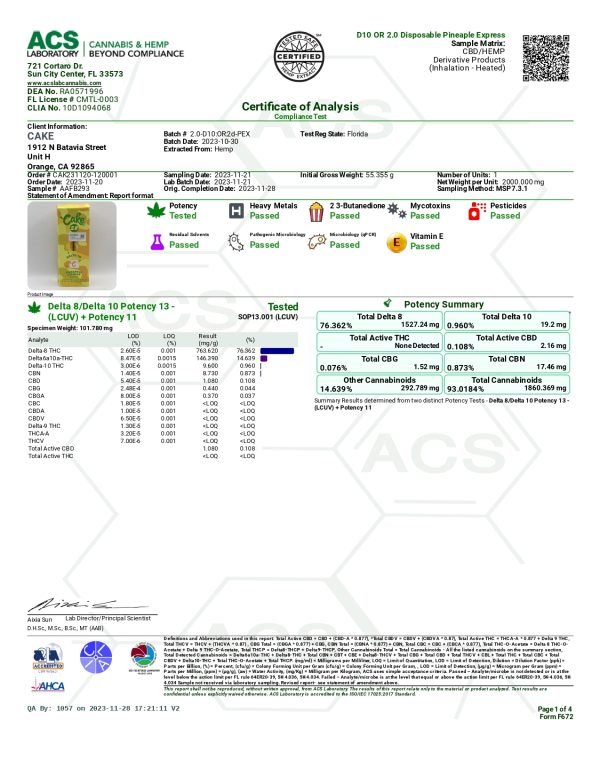 Delta King Blaze THC-A Pineapple Express Sativa – Potent 5.5g Strain - Image 2