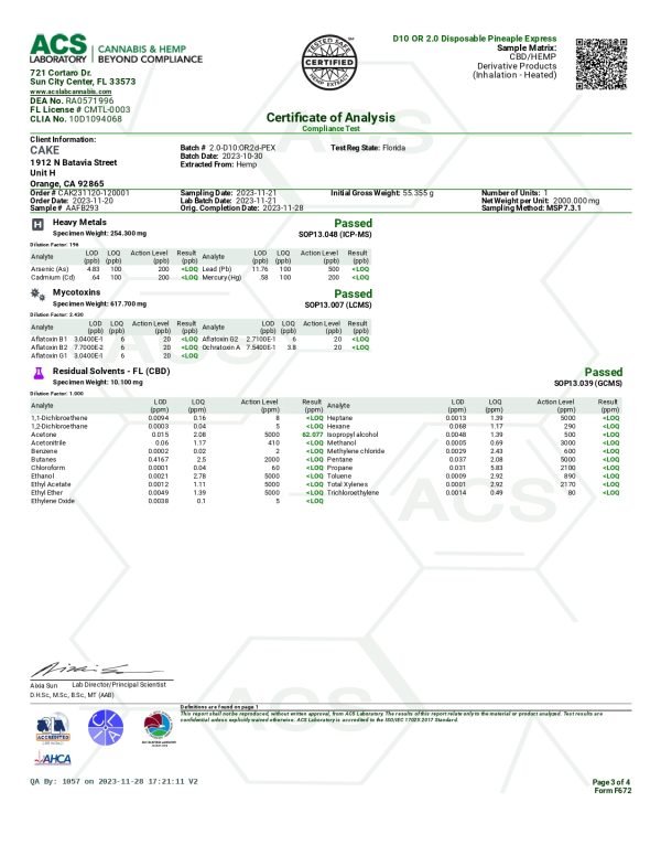 Delta King Blaze THC-A Pineapple Express Sativa – Potent 5.5g Strain - Image 4